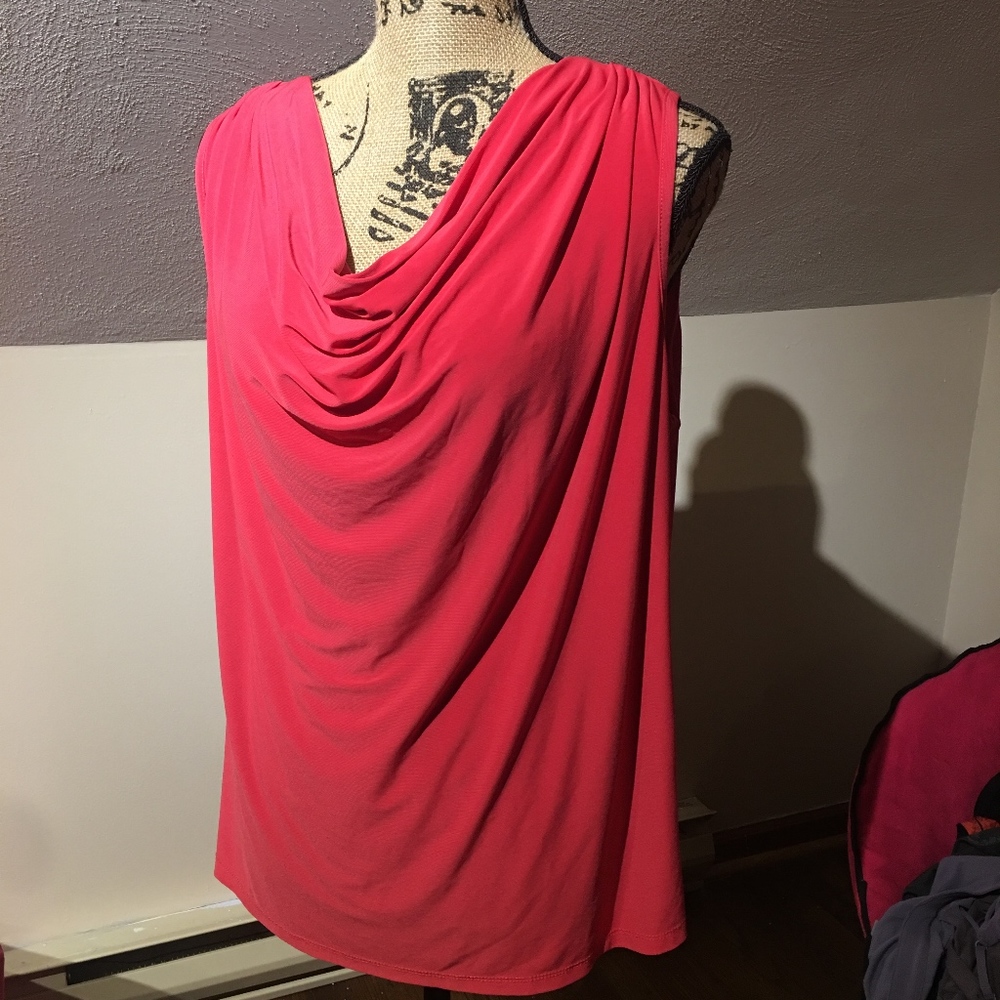 Pink blouse tank top